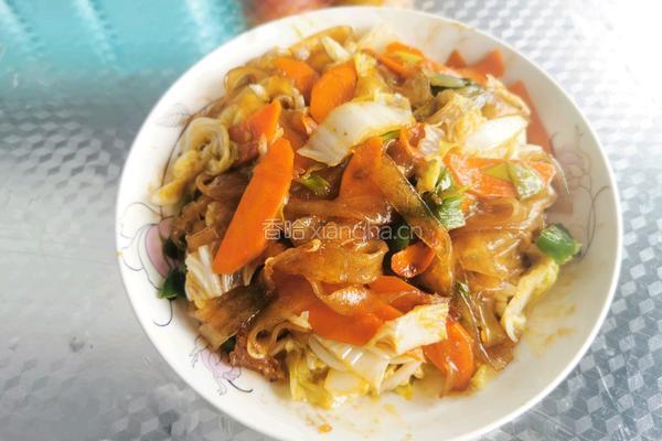 胡萝卜白菜粉条的做法图解10