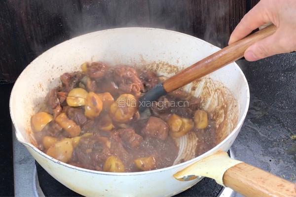 板栗焖鸡肉的做法图解13