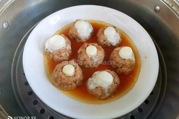 鹌鹑蛋蒸肉末的做法图解9