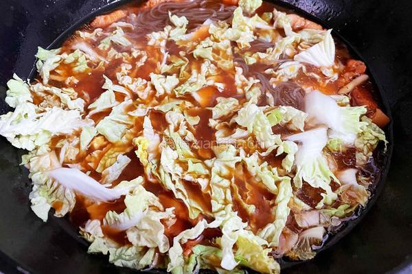 猪肉白菜炖粉条的做法图解17