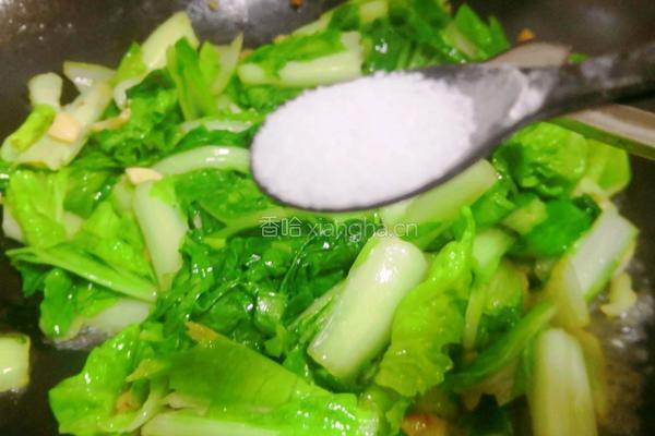 蒜香毛白菜的做法图解6