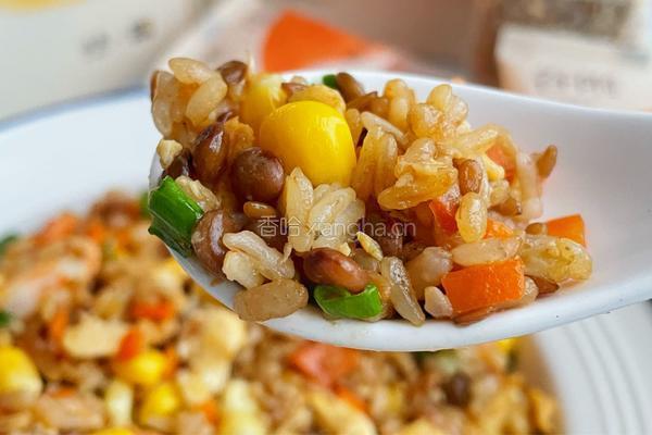 谷物米炒饭的做法图解11
