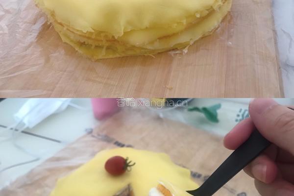 榴莲(榴芒)千层蛋糕的做法图解13