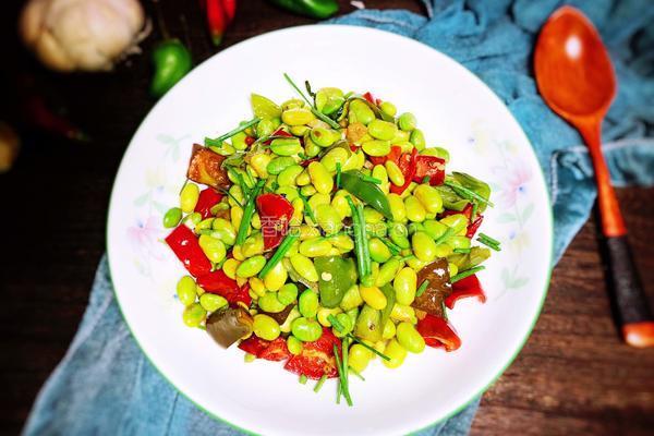 小炒毛豆的做法图解10