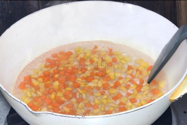 玉米虾仁蛋炒饭的做法图解6