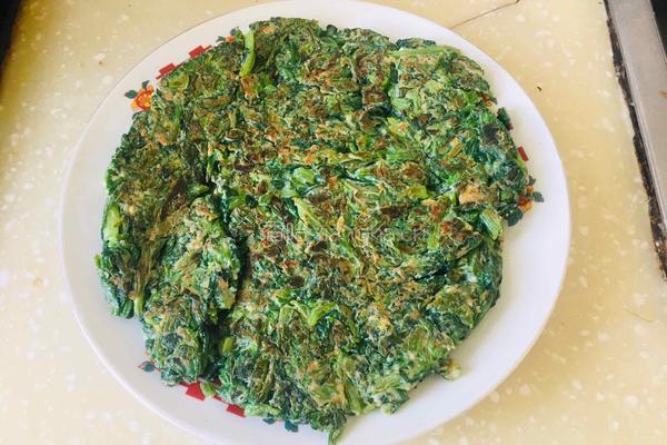 芹菜叶煎蛋的做法图解10