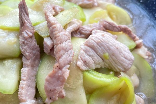 肉片炒丝瓜的做法图解9