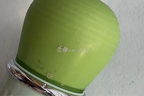 椰香抹茶酸奶的做法图解4