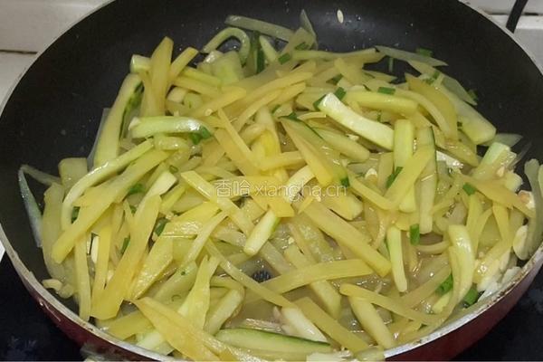 黄瓜土豆丝的做法图解12