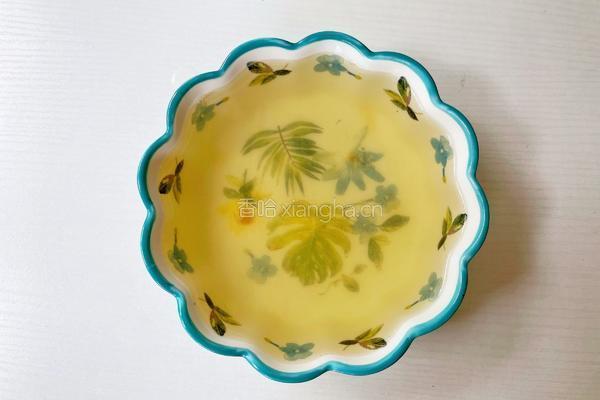 椰香茉莉双层布丁的做法图解6