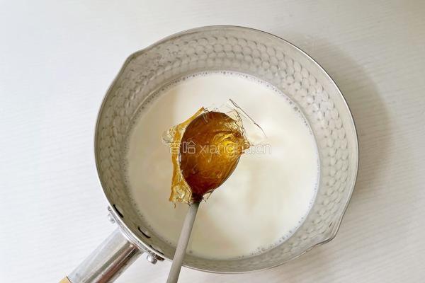椰香茉莉双层布丁的做法图解8