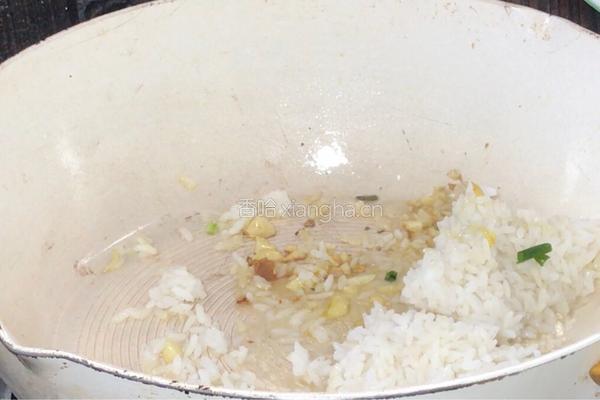 黄瓜蛋炒饭的做法图解7