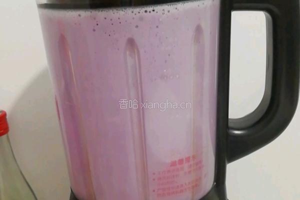 紫薯啵啵奶昔的做法图解7
