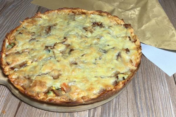 熏肉披萨的做法图解10