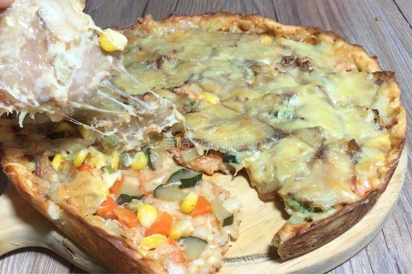 熏肉披萨的做法图解11