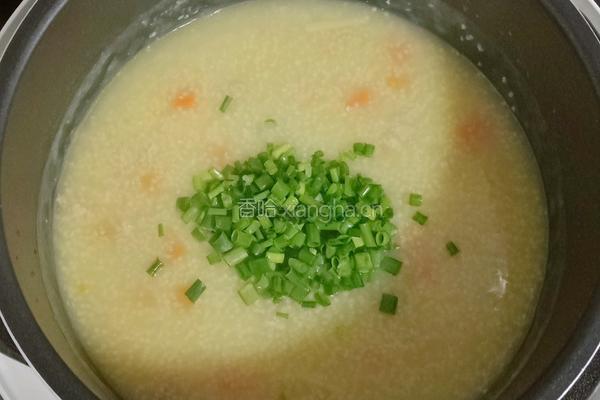 鸡肉小米萝卜粥的做法图解11