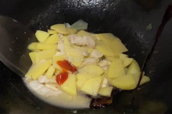 土豆烧五花肉的做法图解10