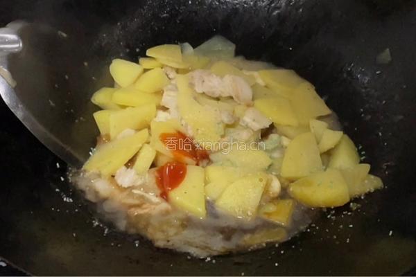 土豆烧五花肉的做法图解11