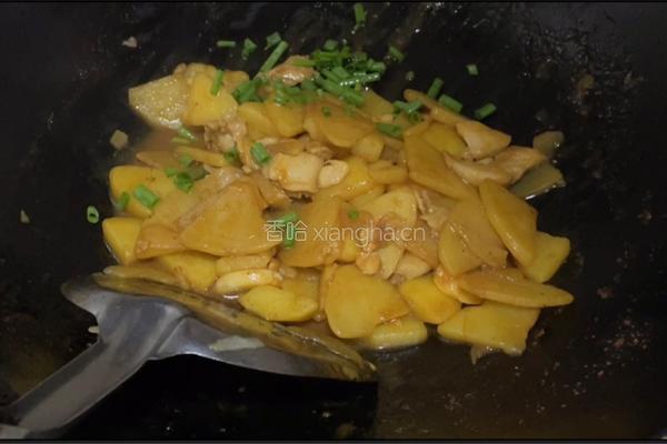 土豆烧五花肉的做法图解13