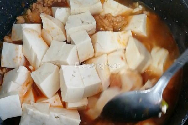 肉末虾仁豆腐的做法图解8