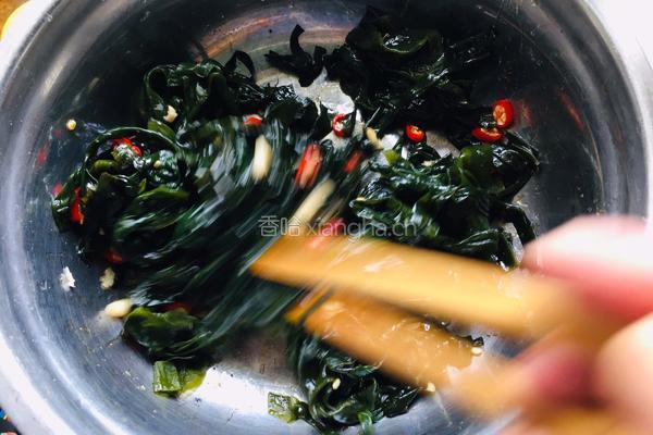 凉拌裙带菜的做法图解7