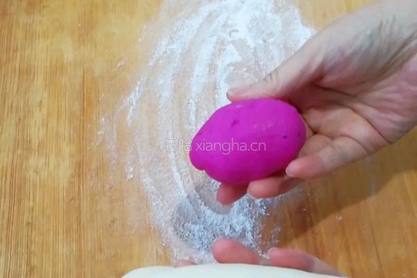 彩色水饺皮的做法图解3