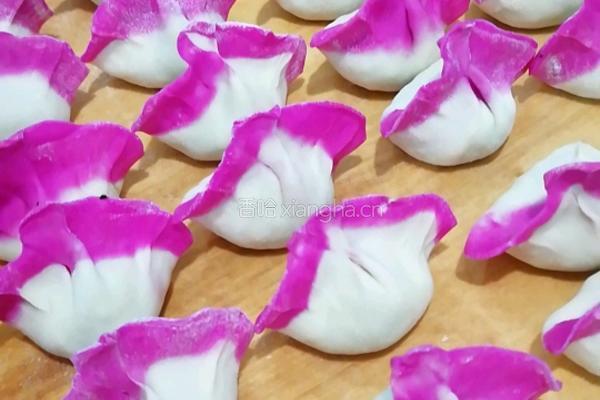 彩色水饺皮的做法图解9