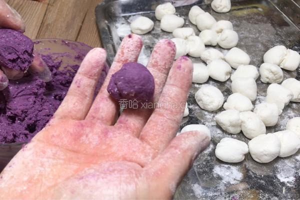 桂花紫薯汤圆的做法图解6