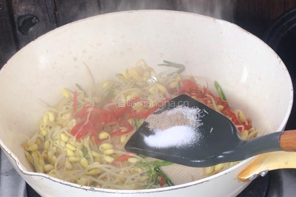黄豆芽炒肉丝的做法图解9