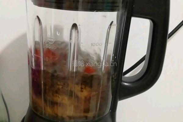 黑芝麻核桃露的做法图解3