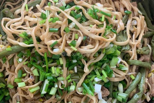 豆角蒸面条的做法图解8