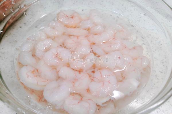 虾仁肉馅大馄饨的做法图解1