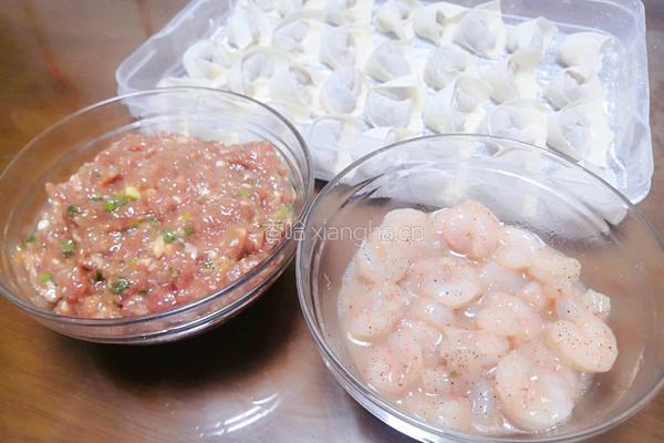 虾仁肉馅大馄饨的做法图解7