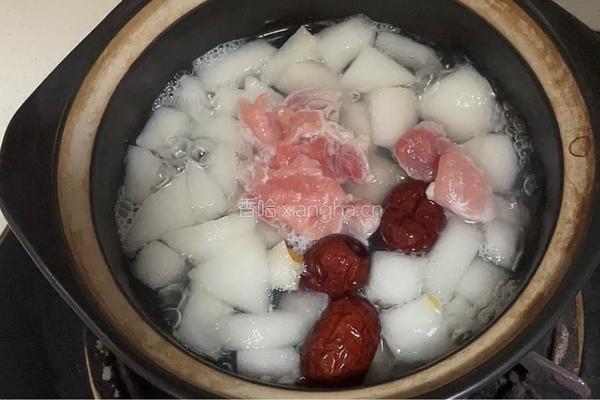 雪梨炖肉的做法图解7