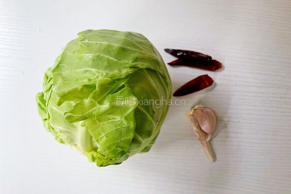 蚝油包菜的做法图解1