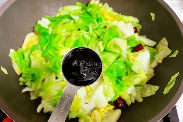 蚝油包菜的做法图解6