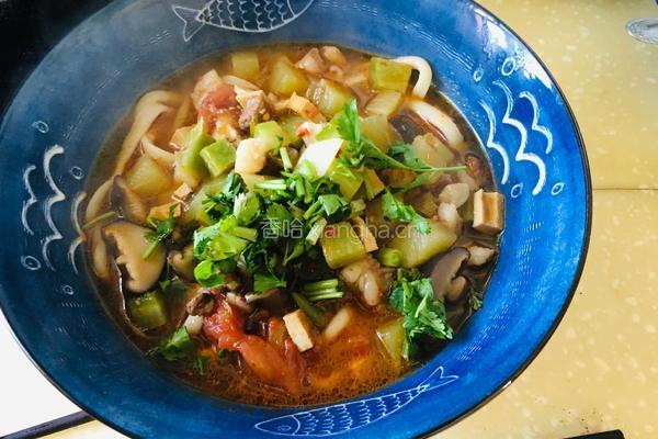 香菇羊肉臊子面的做法图解13