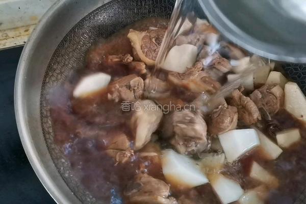 白萝卜炖鸭肉的做法图解12