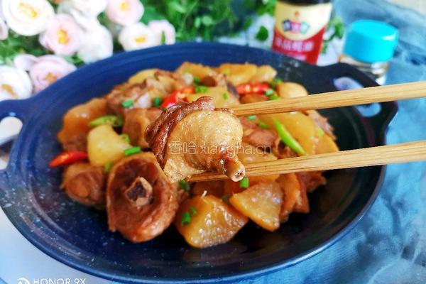 白萝卜炖鸭肉的做法图解14