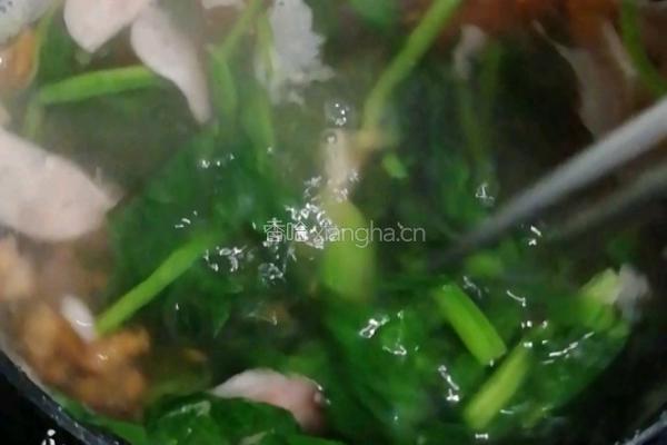 菠菜鸡蛋汤的做法图解4