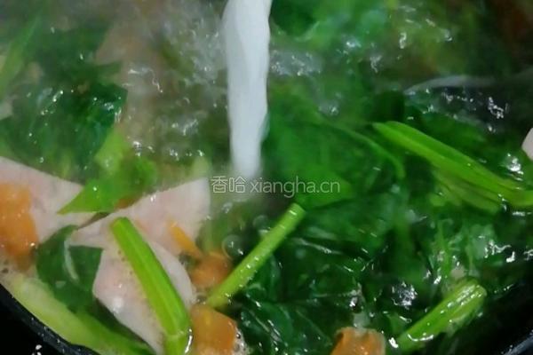 菠菜鸡蛋汤的做法图解5