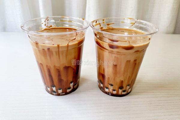 黑糖珍珠生椰拿铁的做法图解6