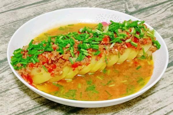 肉末蒸土豆的做法图解12