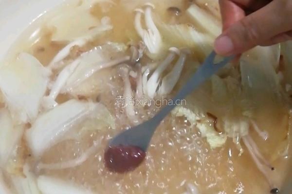 菜汤的做法图解5