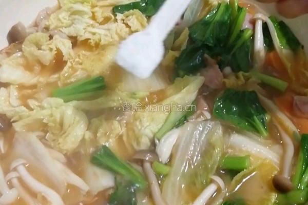 菜汤的做法图解8