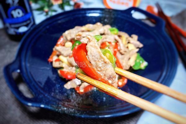双椒炒牛肉的做法图解13