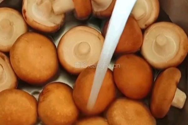 香菇酿肉(炖)的做法图解1