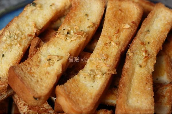 蒜香吐司边的做法图解4