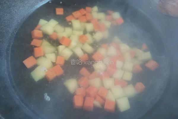素炒双丁的做法图解4