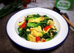 青菜炒鸡蛋